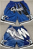 Orlando Magic Blue Stitched Shorts (Run Small),baseball caps,new era cap wholesale,wholesale hats