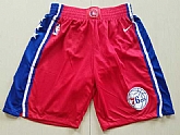 Philadelphia 76ers Red NBA Shorts (Run Small),baseball caps,new era cap wholesale,wholesale hats