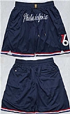 Philadelphia 76ers Navy Shorts (Run Small),baseball caps,new era cap wholesale,wholesale hats
