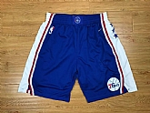 Philadelphia 76ers Blue Nike Authentic Shorts (Run Small),baseball caps,new era cap wholesale,wholesale hats