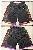 Phoenix Suns Black Stitched NBA Shorts (Run Small),baseball caps,new era cap wholesale,wholesale hats