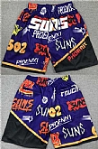 Phoenix Suns Purple Stitched Shorts (Run Small),baseball caps,new era cap wholesale,wholesale hats