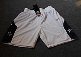 San Antonio Spurs White Stitched Shorts (Run Small),baseball caps,new era cap wholesale,wholesale hats