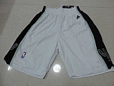 San Antonio Spurs White New Revolution 30 Shorts (Run Small),baseball caps,new era cap wholesale,wholesale hats