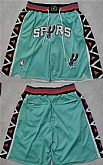 San Antonio Spurs Teal City Edition Shorts (Run Small),baseball caps,new era cap wholesale,wholesale hats