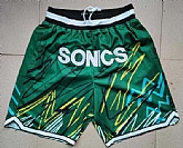 Seattle Supersonics Green Just Don With Pocket Swingman Shorts (Run Small),baseball caps,new era cap wholesale,wholesale hats