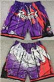 Toronto Raptors Purple Red Mitchell&Ness Shorts (Run Small),baseball caps,new era cap wholesale,wholesale hats