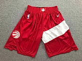 Toronto Raptors Red Earned Edition Nike Swingman Shorts (Run Small),baseball caps,new era cap wholesale,wholesale hats