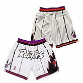 Toronto Raptors White Shorts (Run Small),baseball caps,new era cap wholesale,wholesale hats