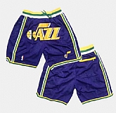 Utah Jazz Purple NBA Shorts (Run Small),baseball caps,new era cap wholesale,wholesale hats