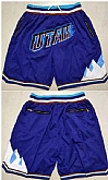 Utah Jazz Purple Shorts (Run Small),baseball caps,new era cap wholesale,wholesale hats