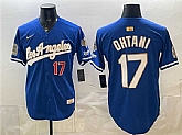 Men's Los Angeles Dodgers #17 Shohei Ohtani Royal 2026 Gold Collection 9x & B2B Champs Patch Stitched Jersey Dzhi,baseball caps,new era cap wholesale,wholesale hats