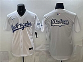 Men's Los Angeles Dodgers Team Big Logo White Alternate Stadium Stitched Jersey Dzhi,baseball caps,new era cap wholesale,wholesale hats