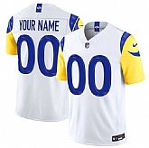 Men's Los Angeles Rams Active Player Custom White 2026 F.U.S.E. Vapor Limited Football Stitched Jersey,baseball caps,new era cap wholesale,wholesale hats