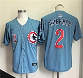 Men's Chicago Cubs #2 Nico Hoerner Blue 2026 2nd Alternate Limited Stitched Jersey,baseball caps,new era cap wholesale,wholesale hats