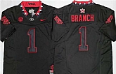 Men's Georgia Bulldogs #1 Zachariah Branch White 2026 F.U.S.E. Stitched Jersey,baseball caps,new era cap wholesale,wholesale hats