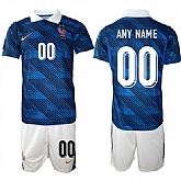 Men's France Custom Navy 2026 Home Soccer Jersey Suit,baseball caps,new era cap wholesale,wholesale hats