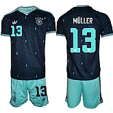 Men's Germany #13 Thomas Muller Navy 2026 Away Soccer Jersey Suit,baseball caps,new era cap wholesale,wholesale hats