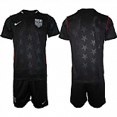 Men's United States Blank Black 2026 Away Soccer Jersey Suit,baseball caps,new era cap wholesale,wholesale hats