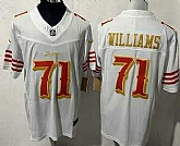 Men's San Francisco 49ers #71 Trent Williams Limited White Rivalries FUSE Vapor Jersey,baseball caps,new era cap wholesale,wholesale hats