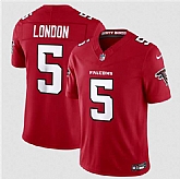 Men's Atlanta Falcons #5 Drake London Red 2026 New F.U.S.E. Vapor Untouchable Limited Stitched Jersey Dzhi,baseball caps,new era cap wholesale,wholesale hats