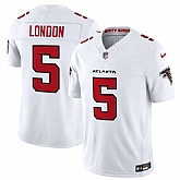 Men's Atlanta Falcons #5 Drake London White 2026 New F.U.S.E. Vapor Untouchable Limited Stitched Jersey Dzhi,baseball caps,new era cap wholesale,wholesale hats