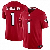 Men's Atlanta Falcons #1 Tua Tagovailoa Red 2026 New F.U.S.E. Vapor Untouchable Limited Stitched Jersey Dzhi,baseball caps,new era cap wholesale,wholesale hats