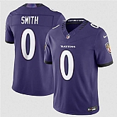 Men's Baltimore Ravens #0 Roquan Smith Purple 2026 F.U.S.E Vapor Stitched Limited Jersey Dzhi,baseball caps,new era cap wholesale,wholesale hats