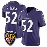 Men's Baltimore Ravens #52 Ray Lewis Purple 2026 F.U.S.E Vapor Limited Stitched Jersey Dzhi,baseball caps,new era cap wholesale,wholesale hats