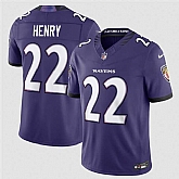 Men's Baltimore Ravens #22 Derrick Henry Purple 2026 F.U.S.E Vapor Stitched Limited Jersey Dzhi,baseball caps,new era cap wholesale,wholesale hats