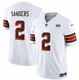 Men's Cleveland Browns #2 Shedeur Sanders White 2026 1946 Collection F.U.S.E. Vapor Limited Stitched Jersey Dzhi,baseball caps,new era cap wholesale,wholesale hats