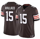 Men's Cleveland Browns #15 Tylan Wallace Brown 2026 F.U.S.E. Vapor Limited Stitched Jersey Dzhi,baseball caps,new era cap wholesale,wholesale hats