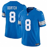 Men's Detroit Lions #8 Greg Dortch Blue 2026 F.U.S.E. Vapor Limited Stitched Game Jersey Dzhi,baseball caps,new era cap wholesale,wholesale hats