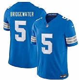 Men's Detroit Lions #5 Teddy Bridgewater Blue 2026 F.U.S.E. Vapor Limited Stitched Game Jersey Dzhi,baseball caps,new era cap wholesale,wholesale hats