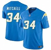 Men's Los Angeles Chargers #34 Keaton Mitchell Blue 2026 F.U.S.E. Vapor Limited Stitched Jersey Dzhi,baseball caps,new era cap wholesale,wholesale hats