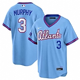 Men's Atlanta Braves #3 Dale Murphy Powder Blue 2026 City Connect Stadium Stitched Jersey Dzhi,baseball caps,new era cap wholesale,wholesale hats