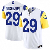 Men's Los Angeles Rams #29 Eric Dickerson White 2026 F.U.S.E. Vapor Limited Stitched Jersey Dzhi,baseball caps,new era cap wholesale,wholesale hats
