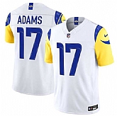 Men's Los Angeles Rams #17 Davante Adams White 2026 F.U.S.E. Vapor Limited Stitched Jersey Dzhi,baseball caps,new era cap wholesale,wholesale hats