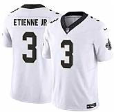 Men's New Orleans Saints #3 Travis Etienne Jr White 2026 F.U.S.E Vapor Limited Stitched Jersey Dzhi,baseball caps,new era cap wholesale,wholesale hats