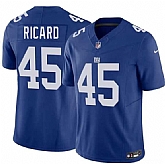 Men's New York Giants #45 Patrick Ricard Blue 2026 F.U.S.E. Vapor Untouchable Limited Stitched Jersey Dzhi,baseball caps,new era cap wholesale,wholesale hats