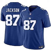 Men's New York Giants #87 Courtney Jackson Blue 2026 F.U.S.E. Vapor Untouchable Limited Stitched Jersey Dzhi,baseball caps,new era cap wholesale,wholesale hats