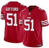Men's San Francisco 49ers #51 Luke Gifford Red 2026 F.U.S.E. Vapor Untouchable Limited Stitched Jersey Dzhi,baseball caps,new era cap wholesale,wholesale hats