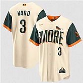 Men's Baltimore Orioles #3 Taylor Ward Natural 2026 City Connect Stadium Stitched Jersey Dzhi,baseball caps,new era cap wholesale,wholesale hats