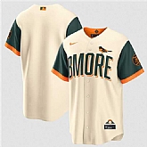 Men's Baltimore Orioles Blank Natural 2026 City Connect Stadium Stitched Jersey Dzhi,baseball caps,new era cap wholesale,wholesale hats