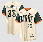 Men's Baltimore Orioles #25 Pete Alonso Natural 2026 City Connect Stadium Stitched Jersey Dzhi,baseball caps,new era cap wholesale,wholesale hats