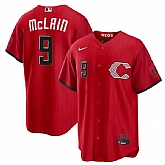 Men's Cincinnati Reds #9 Matt McLain Red 2026 City Connect Stadium Stitched Jersey Dzhi,baseball caps,new era cap wholesale,wholesale hats