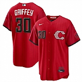 Men's Cincinnati Reds #30 Will Benson Red 2026 City Connect Stadium Stitched Jersey Dzhi,baseball caps,new era cap wholesale,wholesale hats