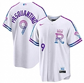 Men's Kansas City Royals #9 Vinnie Pasquantino White 2026 City Connect Stadium Stitched Jersey Dzhi,baseball caps,new era cap wholesale,wholesale hats