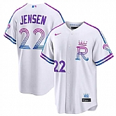 Men's Kansas City Royals #22 Carter Jensen White 2026 City Connect Stadium Stitched Jersey Dzhi,baseball caps,new era cap wholesale,wholesale hats