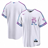 Men's Kansas City Royals Blank White 2026 City Connect Stadium Stitched Jersey Dzhi,baseball caps,new era cap wholesale,wholesale hats